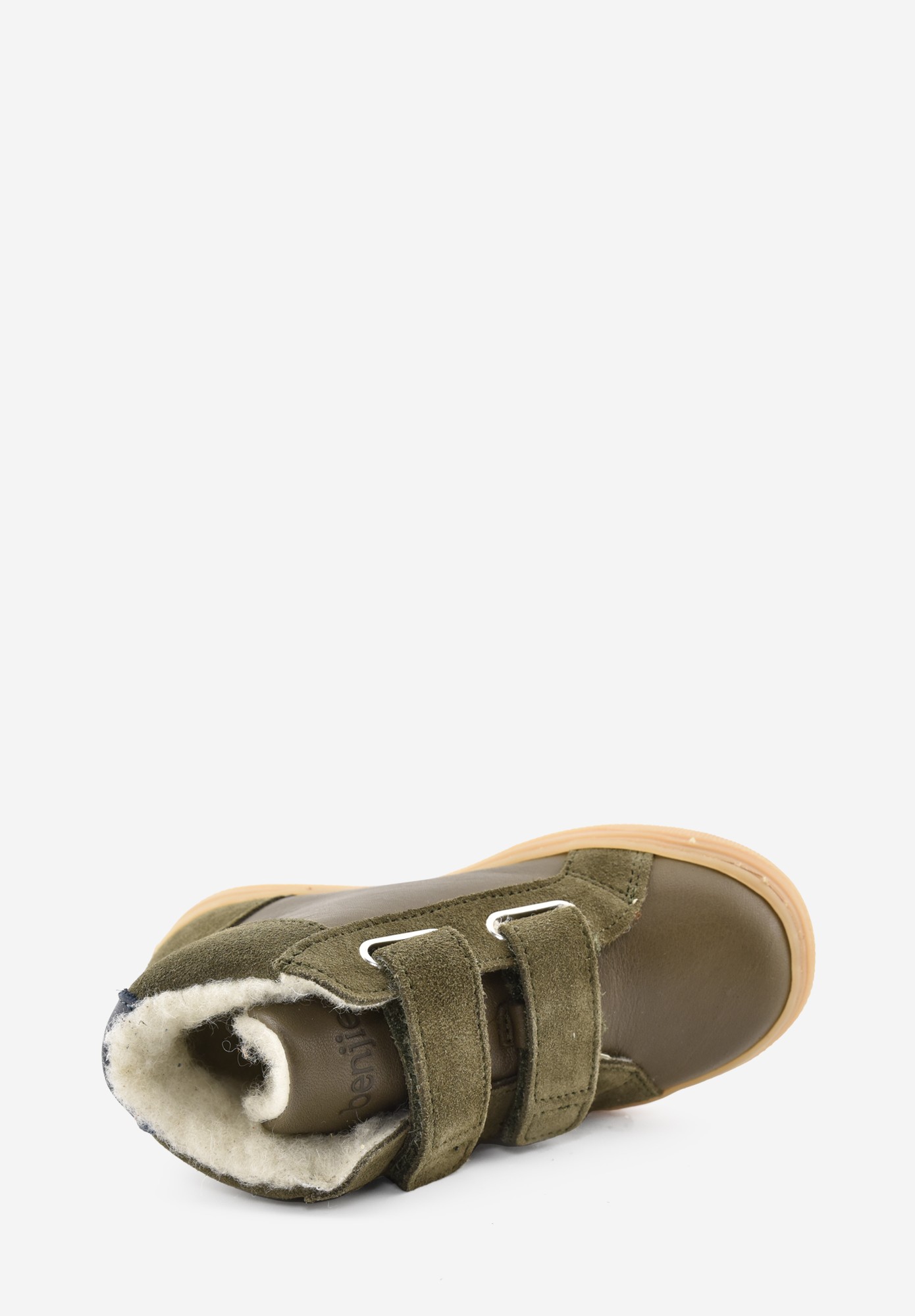 Laax logo Wollfutter Kleinkinder Khaki Blau