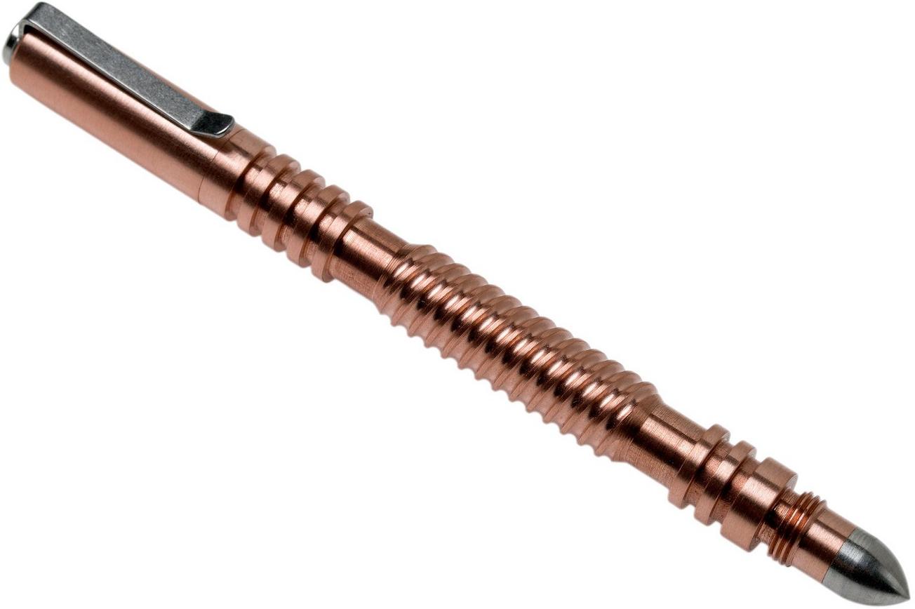 Rick Hinderer Spiral Investigator Pen Copper, tactische pen