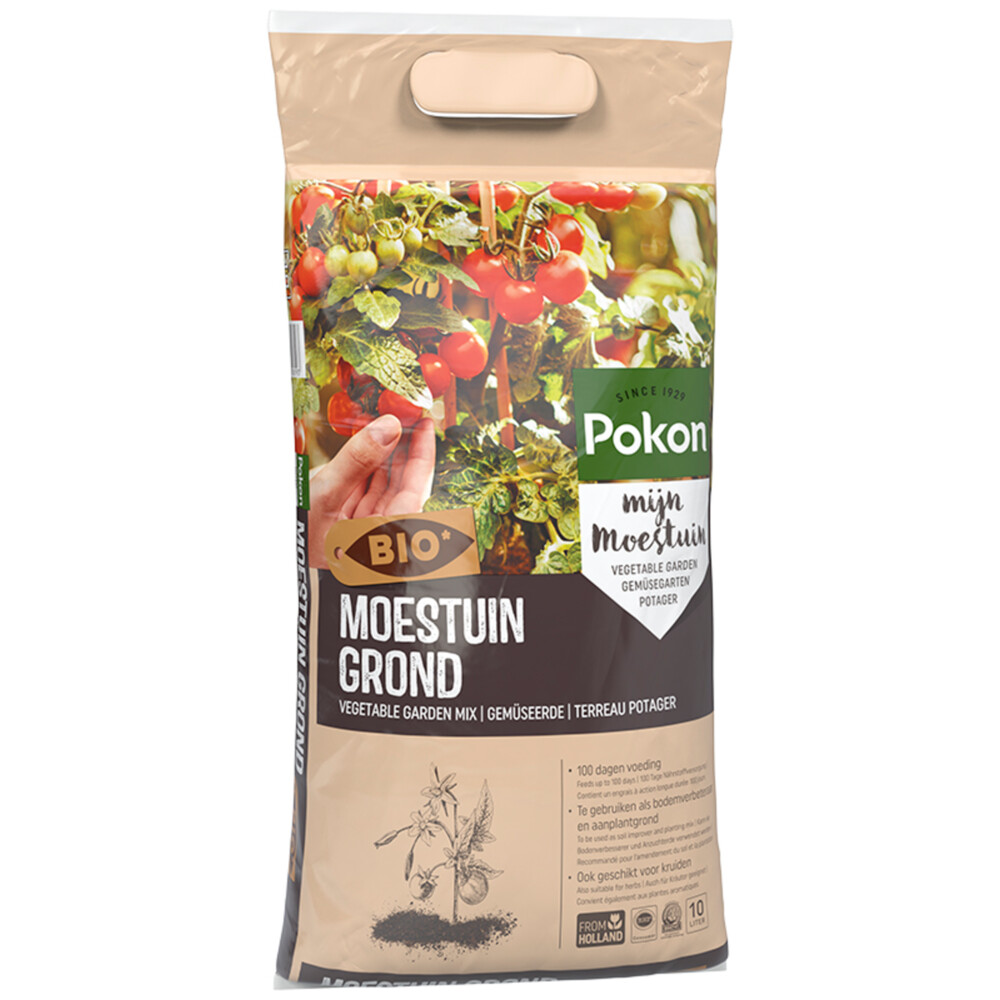 Pokon Moestuin Grond Biologisch10 liter