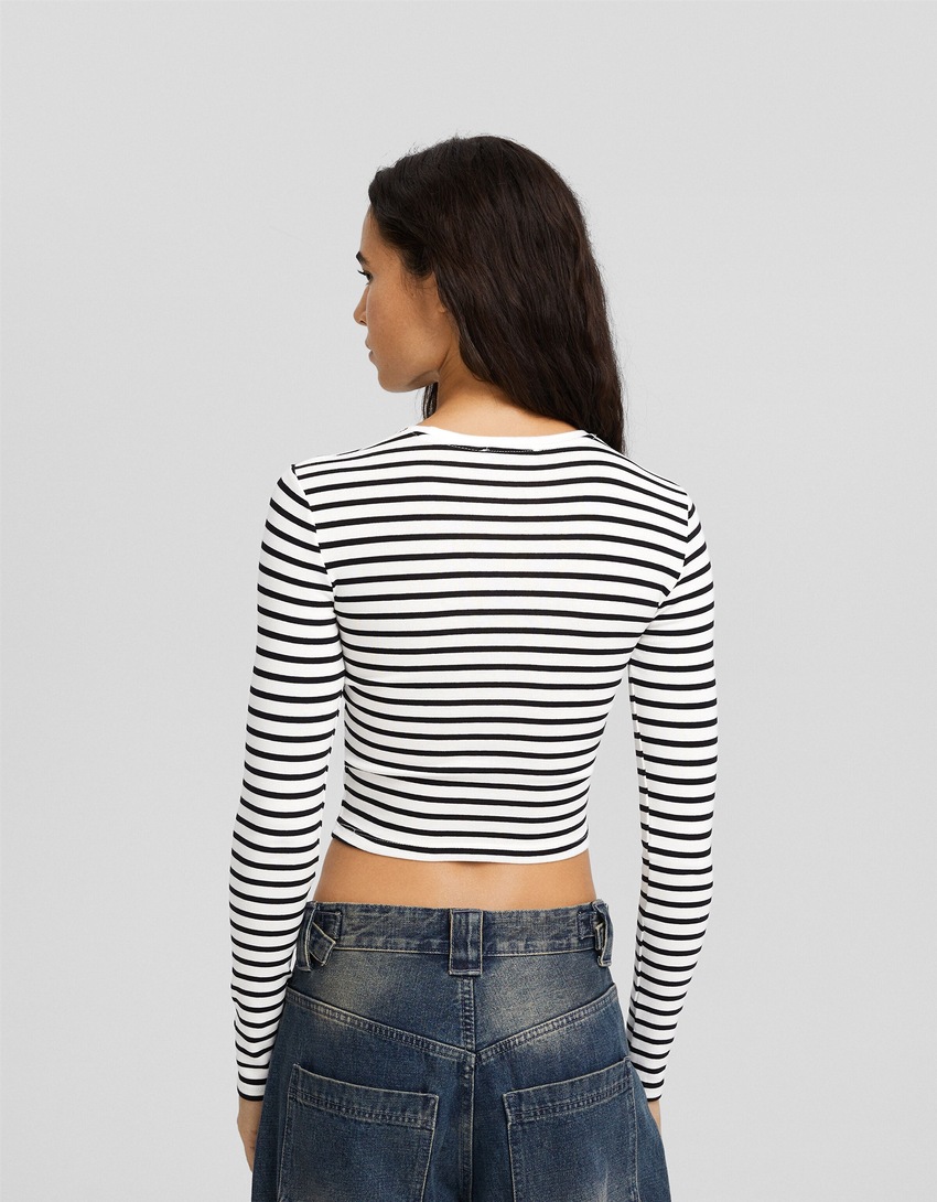 Pacote com 2 camisetas de gola redonda