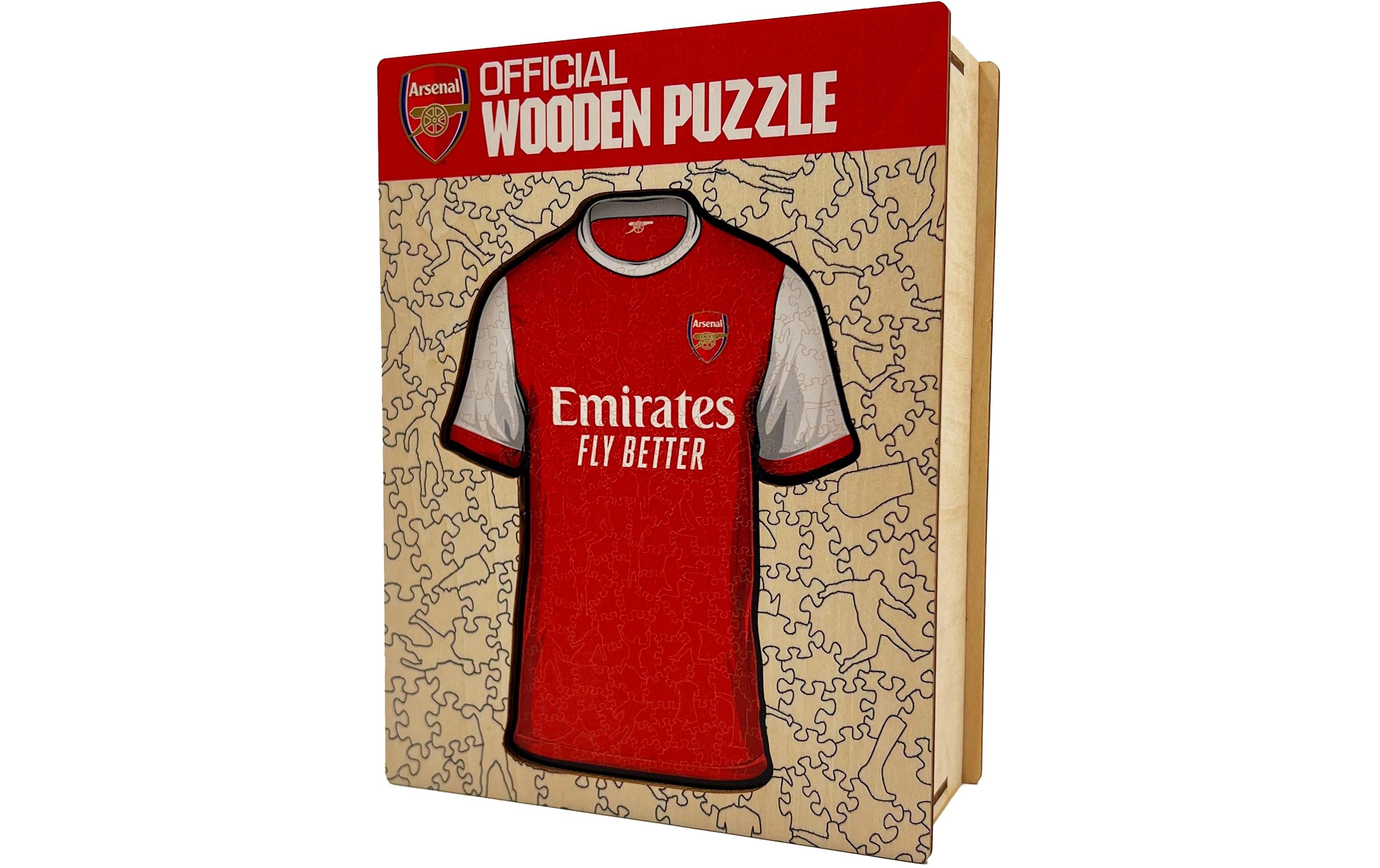 Arsenal FC – TrikotOffizielles Holzpuzzle, Grösse M