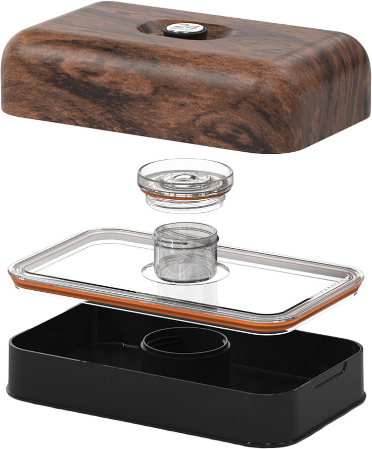 24Bottles Lunchbox - Sequoia Wood Brun