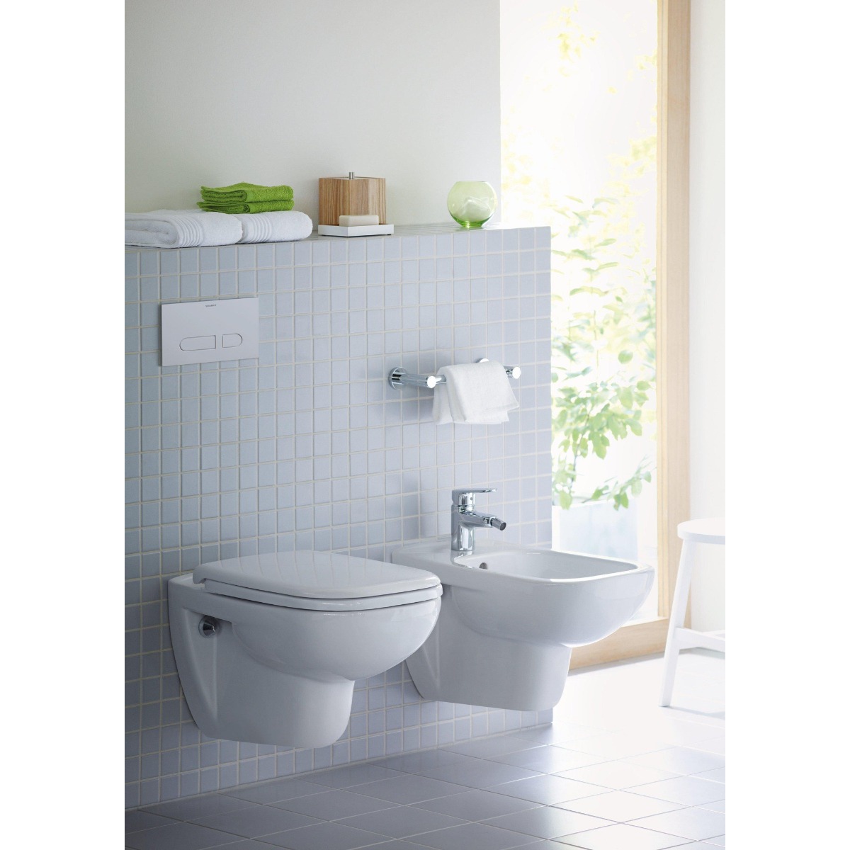 Duravit D-Code toiletzitting duroplast wit glans