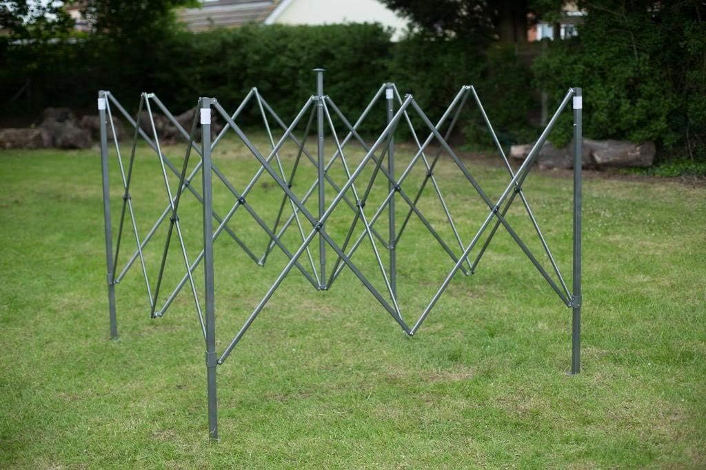 All Seasons Gazebos | 3x3m Pop Up Faltpavillon mit Zubehörpaket | Schwerlast, vollständig wasserdicht, hochwertige Materialien (Schwarz)