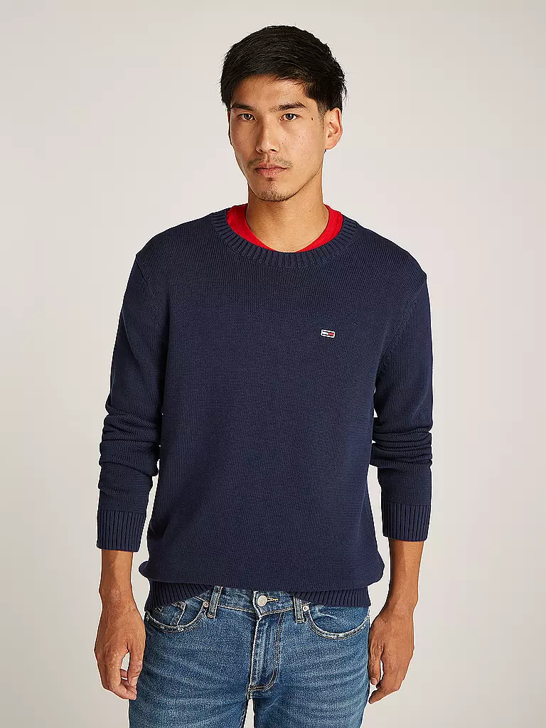 TOMMY JEANS Pullover dunkelblau
