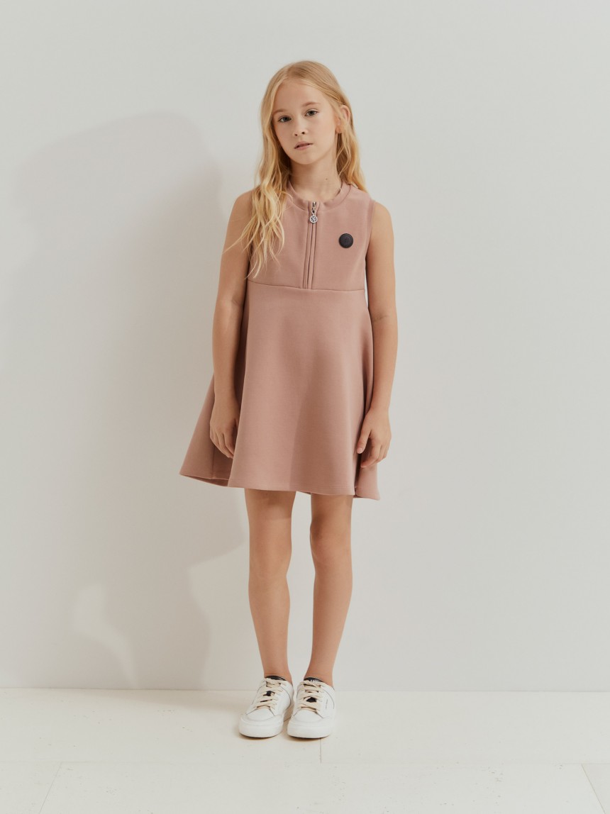 Vestido malha sem mangas