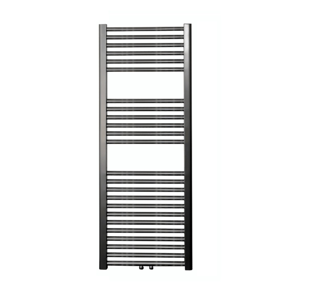 Sanicare design handdoekradiator 45x120cm midden aansluiting gunmetal