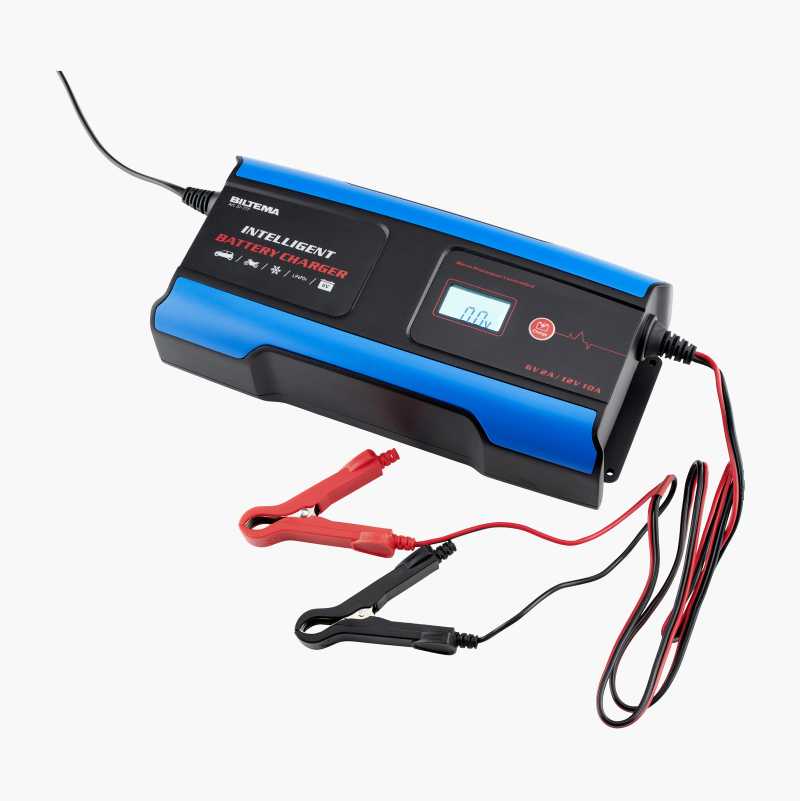 Batterilader 6 V, 2 A/12 V, 10 A