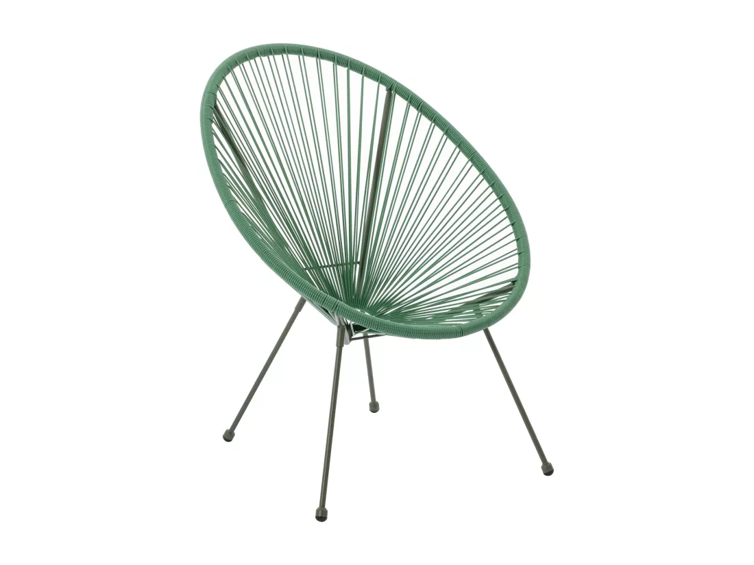 Lot de 2 fauteuils de jardin en fils de résine tressés - Kaki - ALIOS III de MYLIA