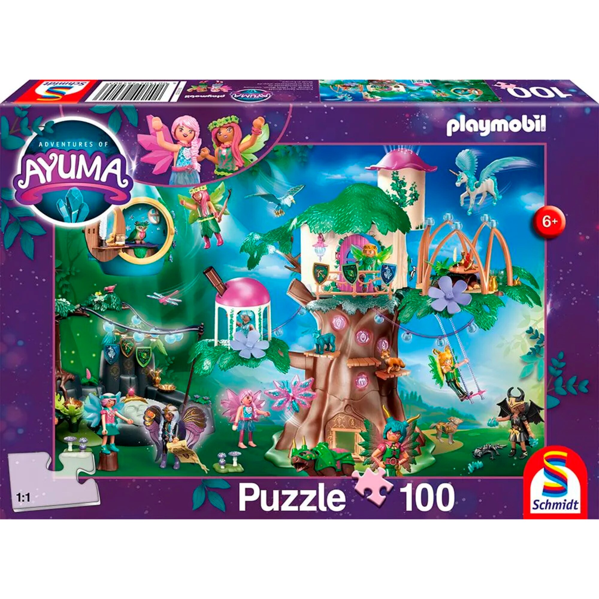 Schmidt Spiele Puzzle Playmobil: Ayuma - Der magische Feenwald