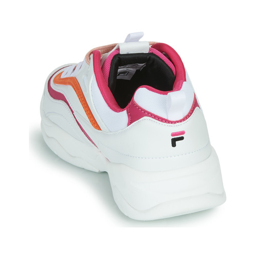 Fila - RAY CB LOW WMN - Blanc / Rose / Orange