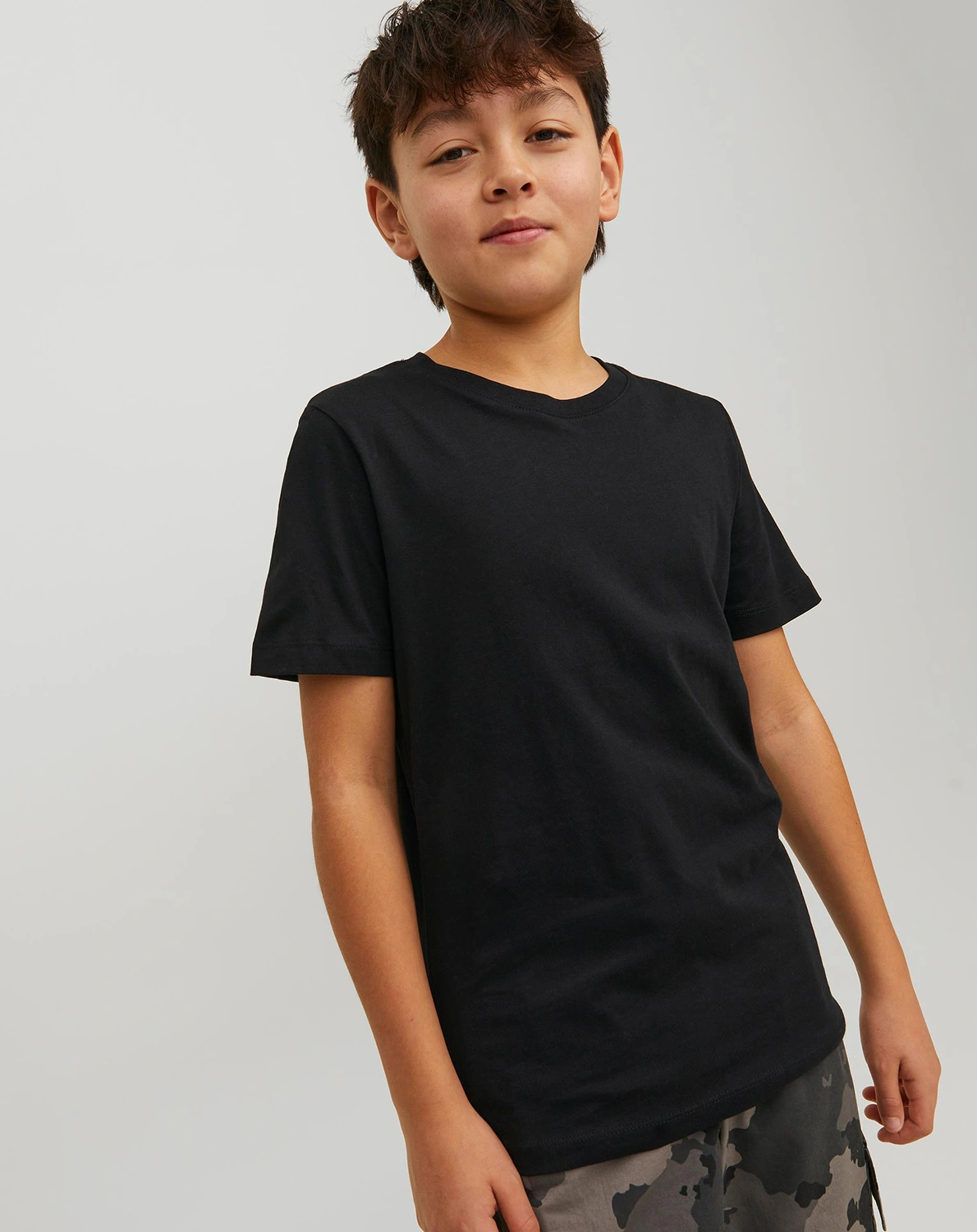 T-Shirt JJEORGANIC BASIC in black