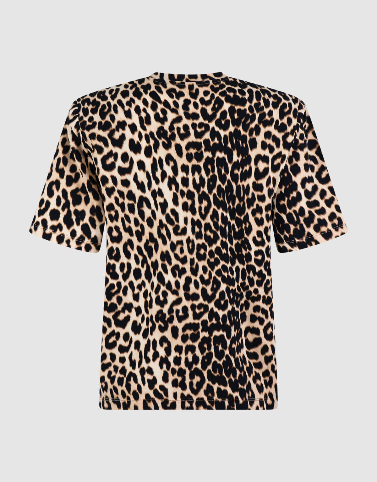 Leopard Padded T-shirt Bruin