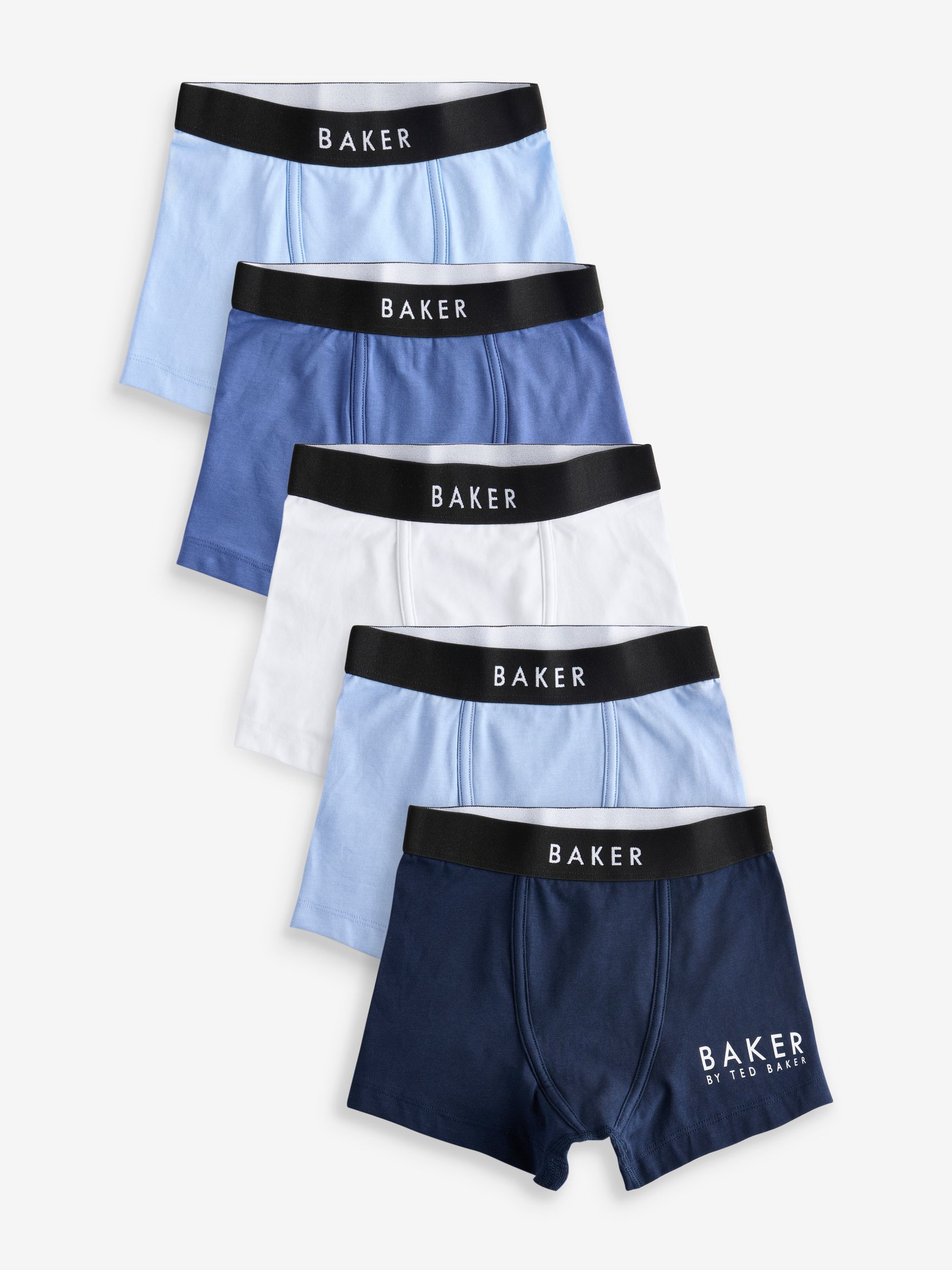 Blauw - Baker by Ted Baker set van 5 boxershorts