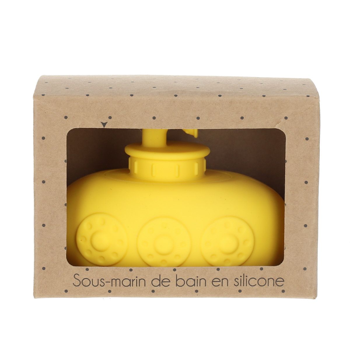 Jeu de bain en silicone sous-marin jaune Amande