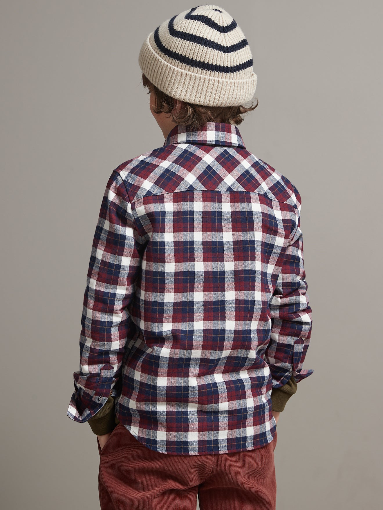 Chemise Garçon en flanelle de coton