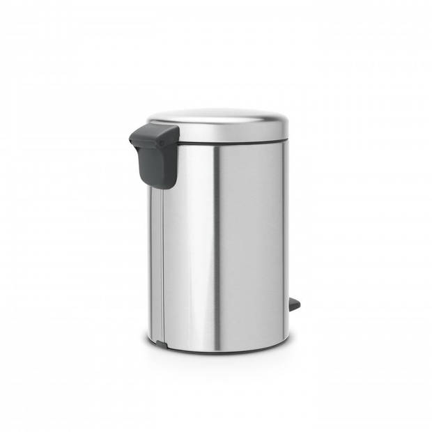 Brabantia newIcon pedaalemmer 12 liter met kunststof binnenemmer - Matt Steel Fingerprint Proof