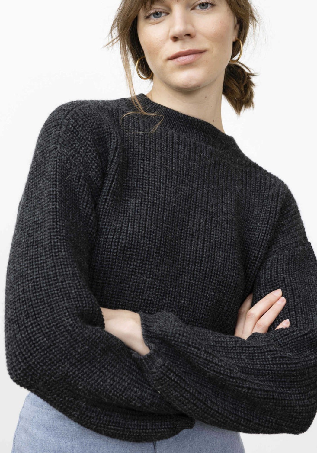 Jungle Folk Cardigan Tosca Anthracite