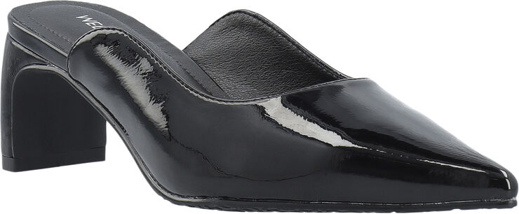 Bianco Rowe Heel Cutline Mule #P Black