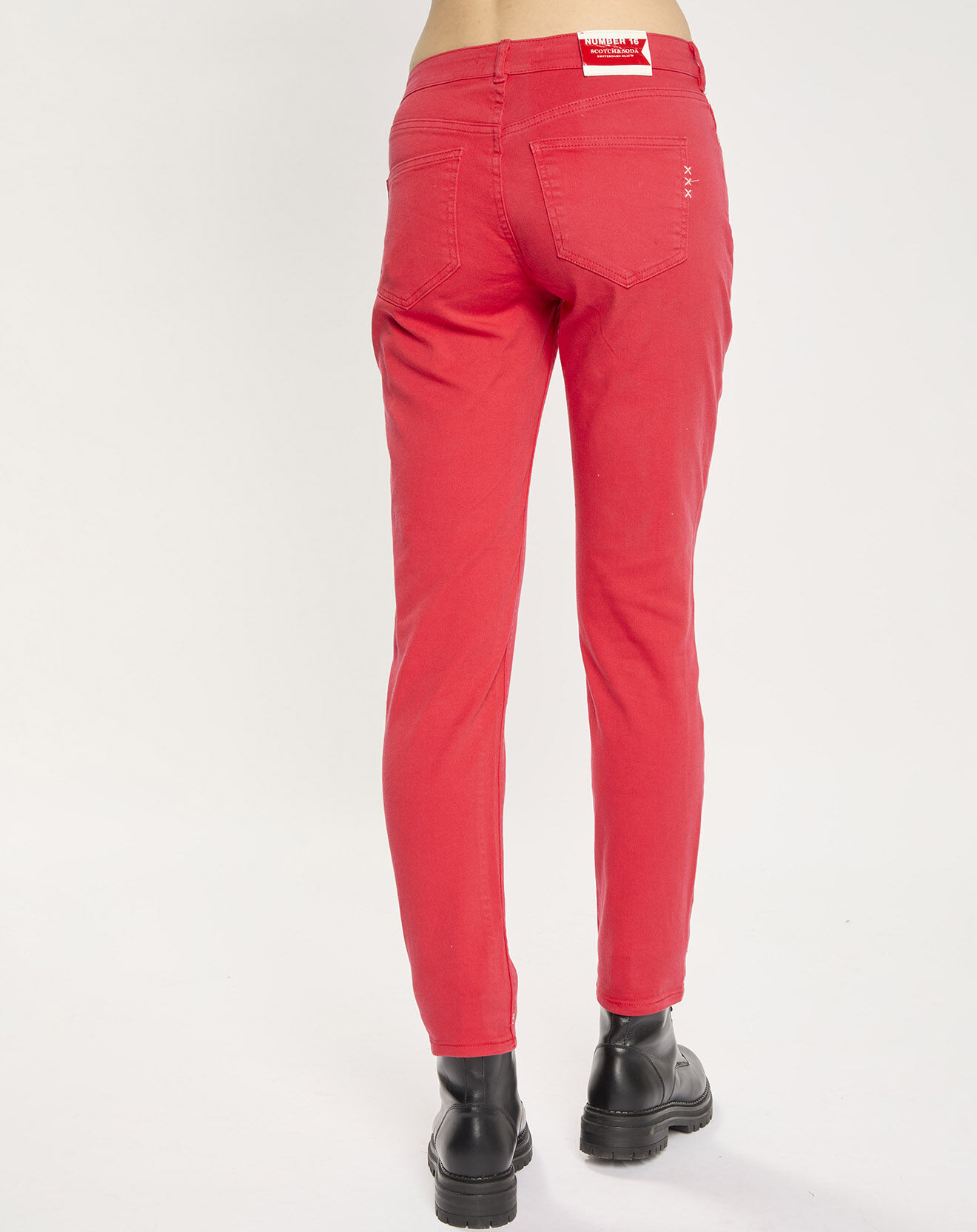 Scotch & Soda Jean ajusté rouge