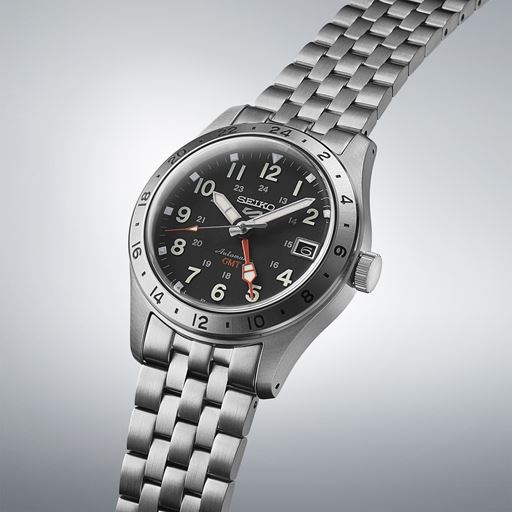 Seiko 5 Sports GMT SSK023K1 Herreur, Steel, 39 mm