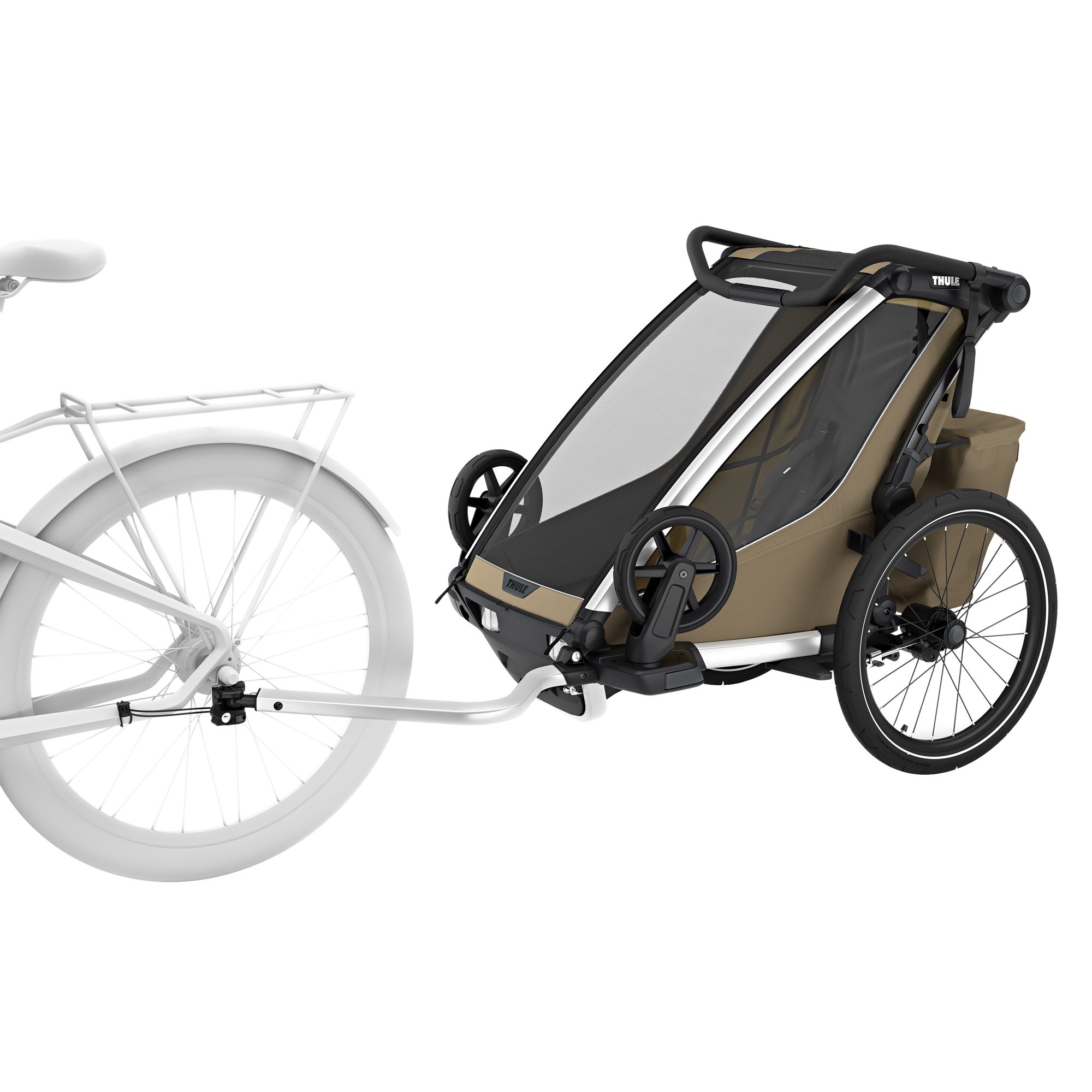 Thule Chariot Cross 2 Single Fahrradanhänger 1 Sitzer khaki
