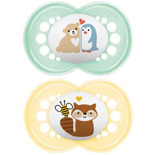 Lot de 2 sucettes Original dès 6 mois Better Together - Coloris aléatoire - MAM