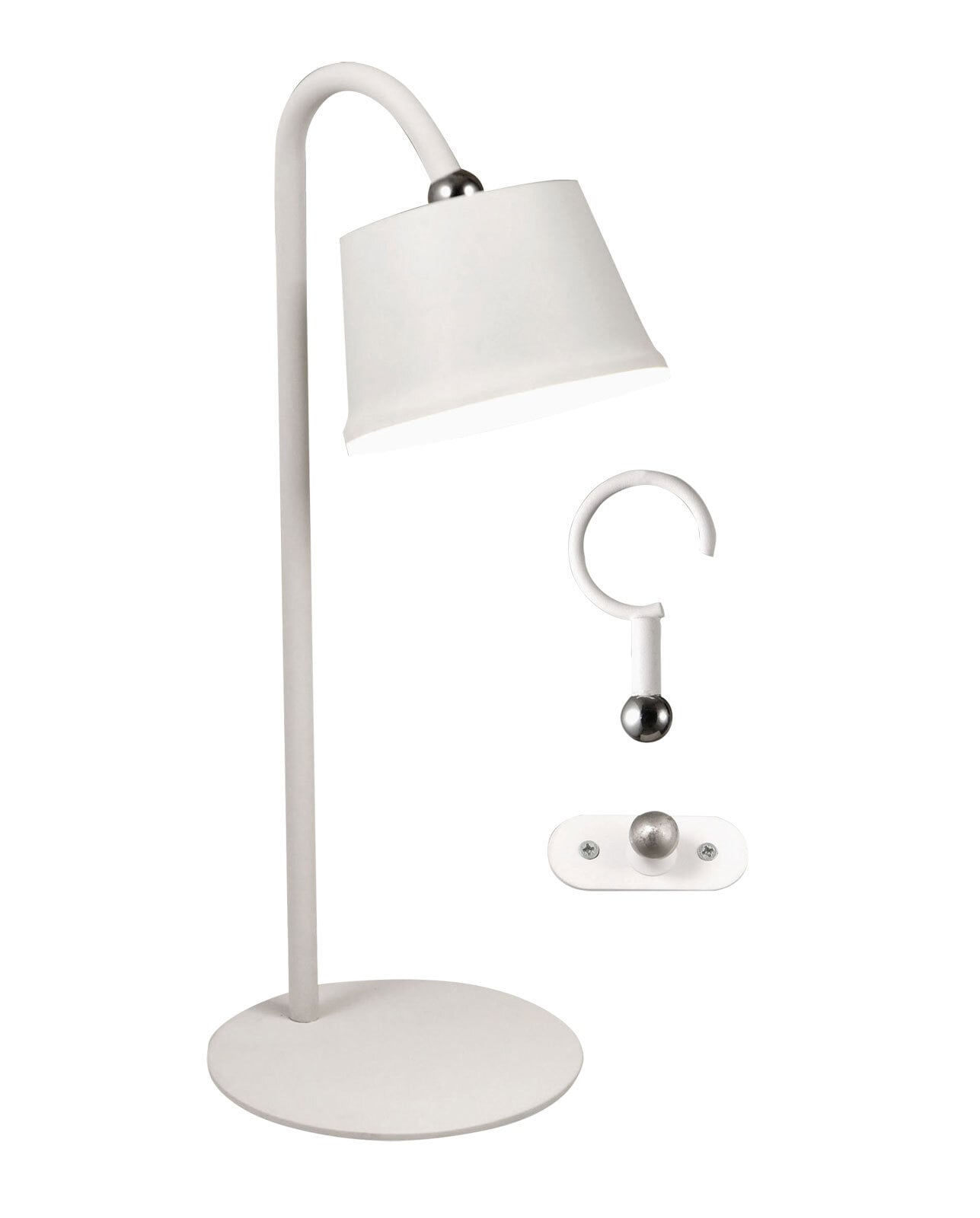 FABAS LUCE Akku LED Tischlampe ARMANDA 4-teilig weiß