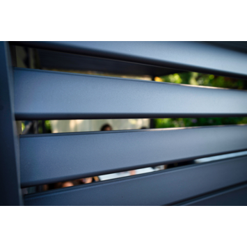 Zijwand louvre voor pergola Classic & Deluxe Antraciet 300 series