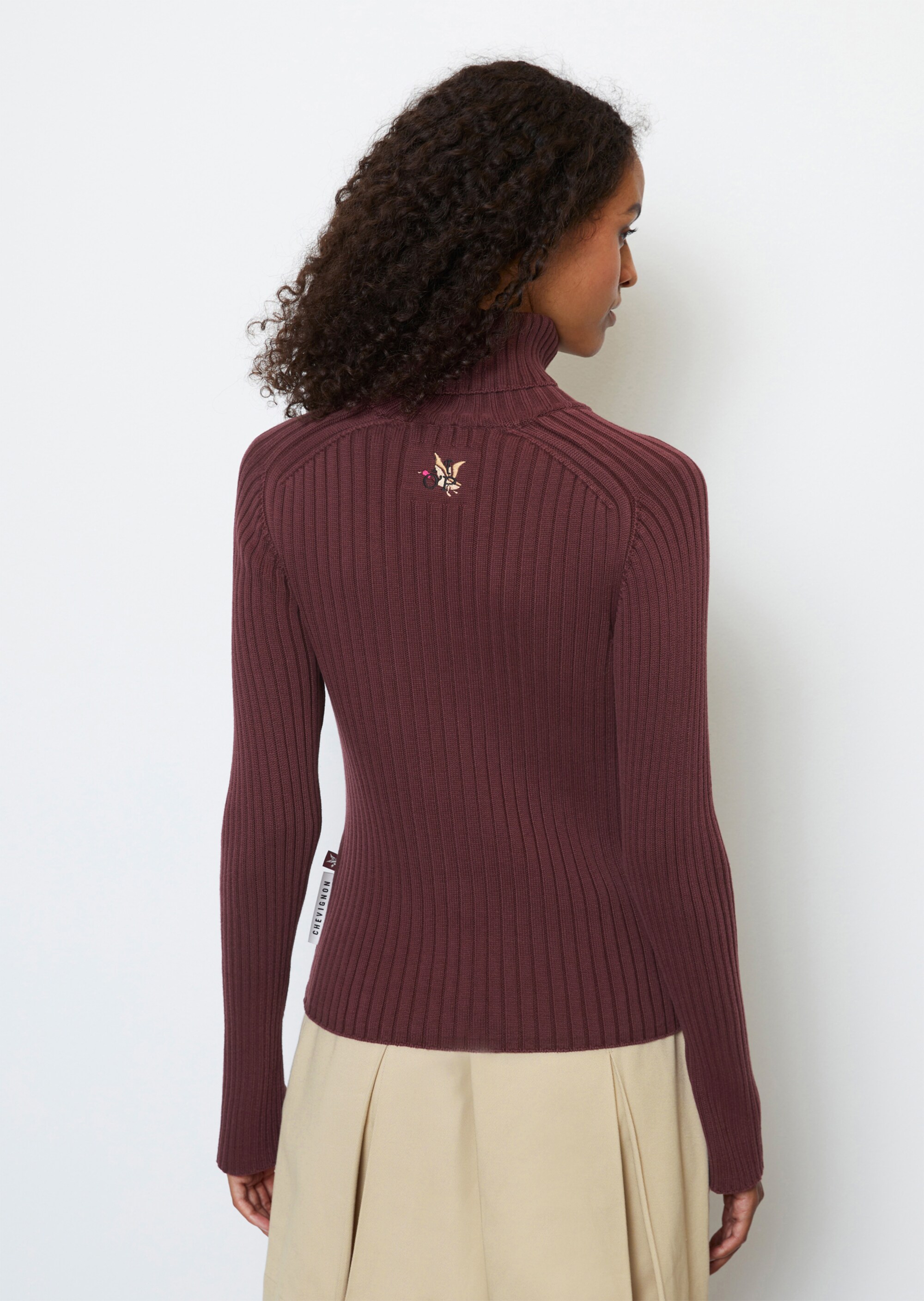 MO'P X CHEVIGNON Rollkragenpullover slim aus Organic Cotton