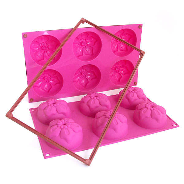 Moule silicone - 6 narcisses