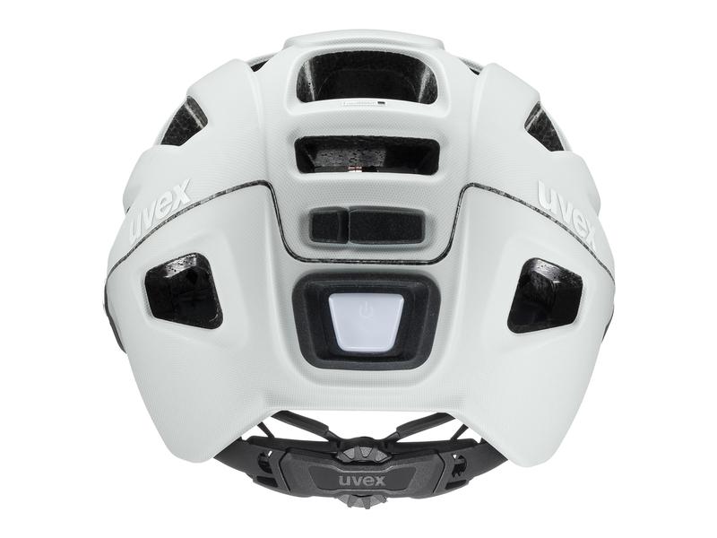 uvex Helm uvex finale visor V papyrus matt , M Photochromatischer Visier-Helm mit Plug-In-LED