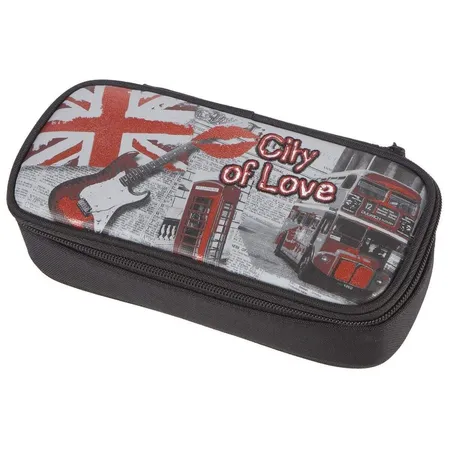 Walker Schlamperbox Fun City of Love, 21 x 10 x 6 cm, schwarz