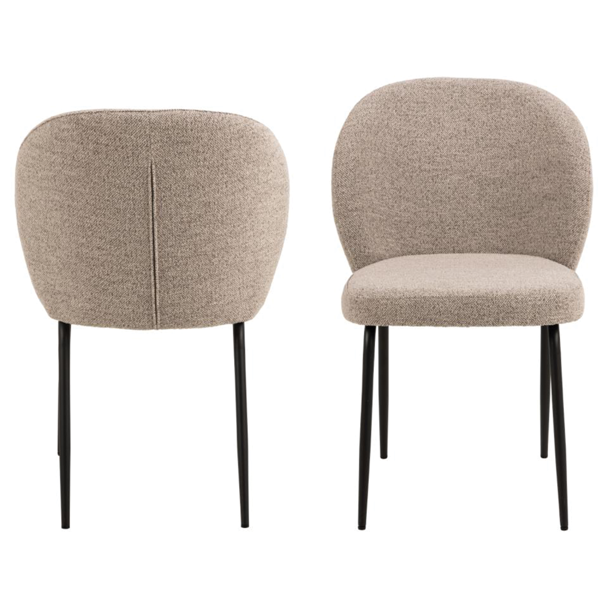 Eetkamerstoel Bodo beige - set van 2