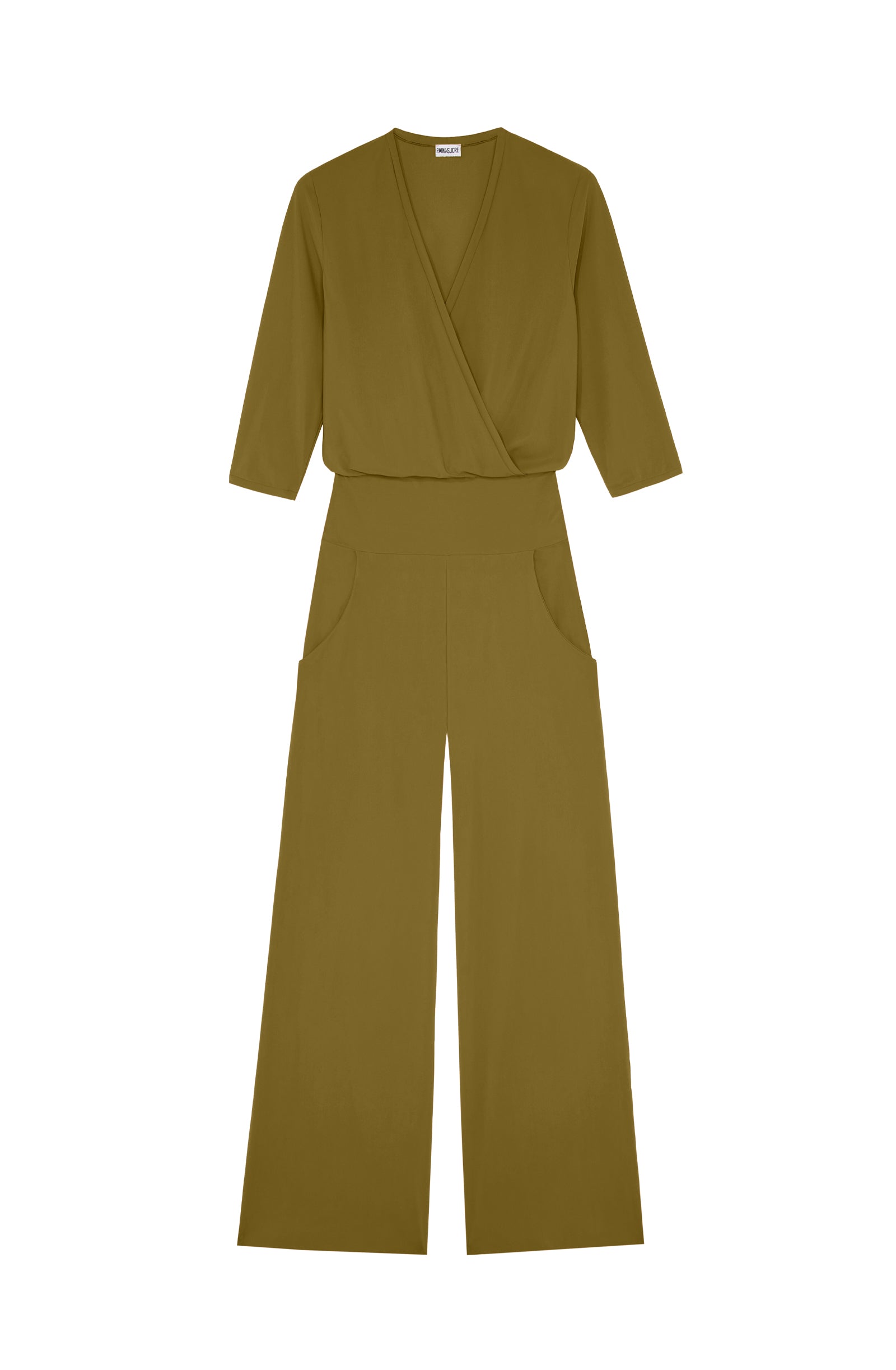 carin Combinaison pantalon cache-coeur bronze Bronze