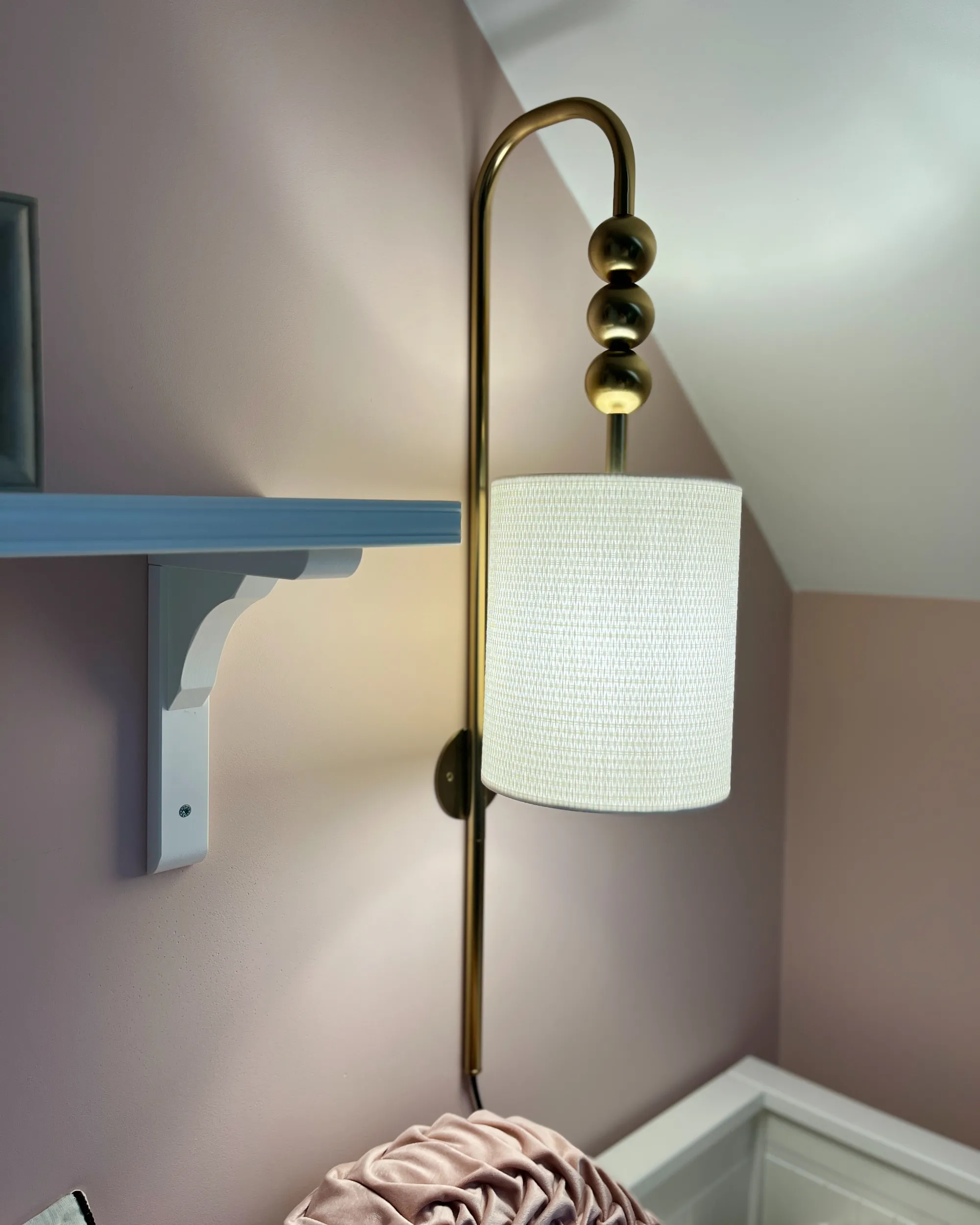Wandlamp LOKY Metaal Messing