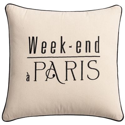 Coussin brodé 