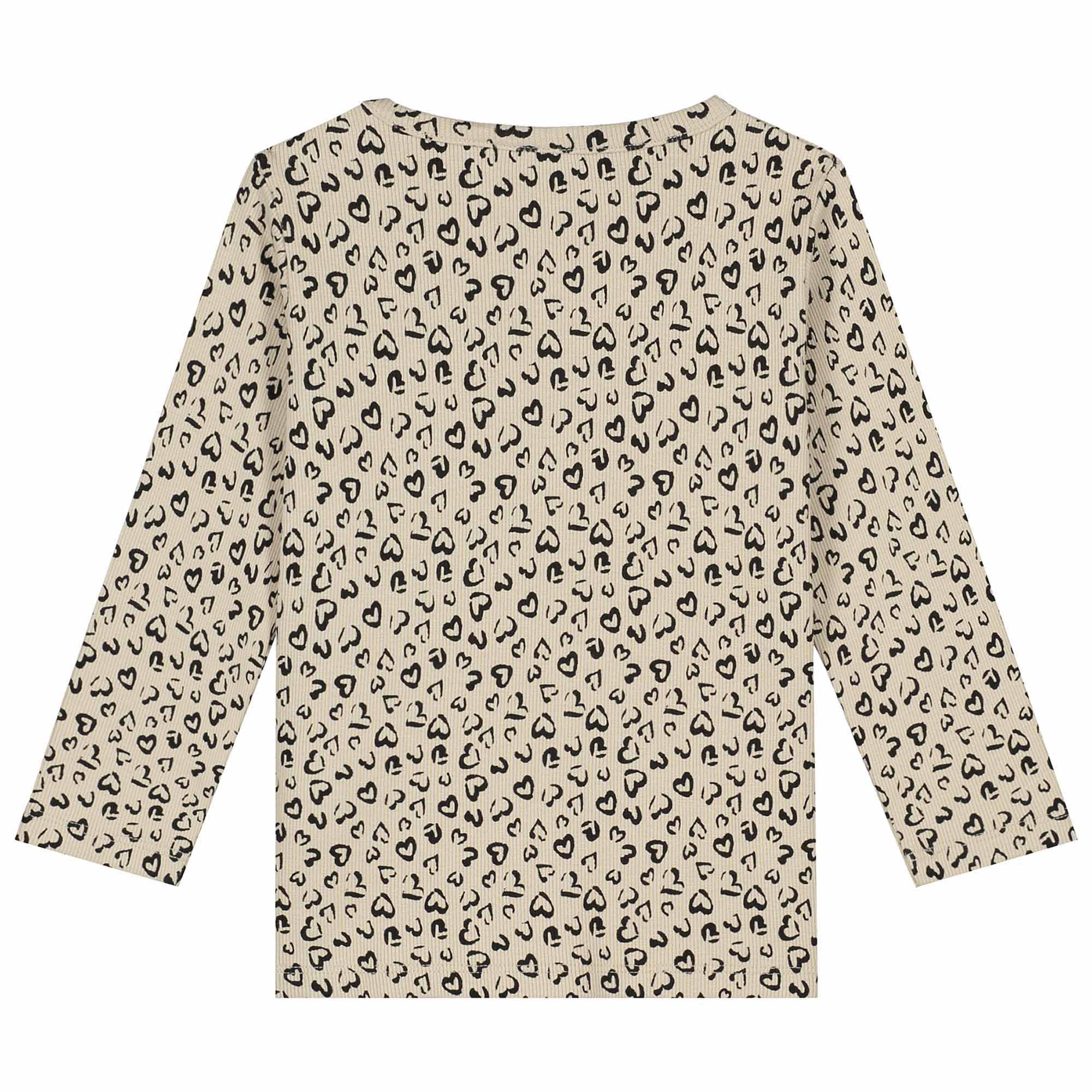 Prénatal baby shirt lange mouwen all over print beige