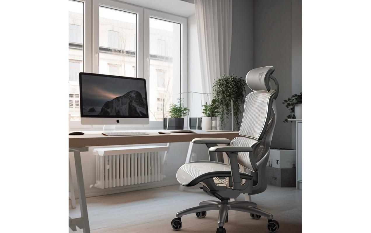 Bürostuhl XTC-Mesh Grau<br>Ergonomischer Bürostuhl