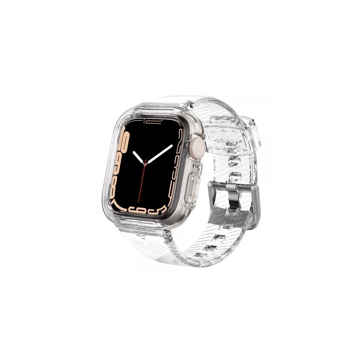 Spigen Apple Watch 40/41mm Deksel Armbånd Liquid Crystal Pro Crystal Clear