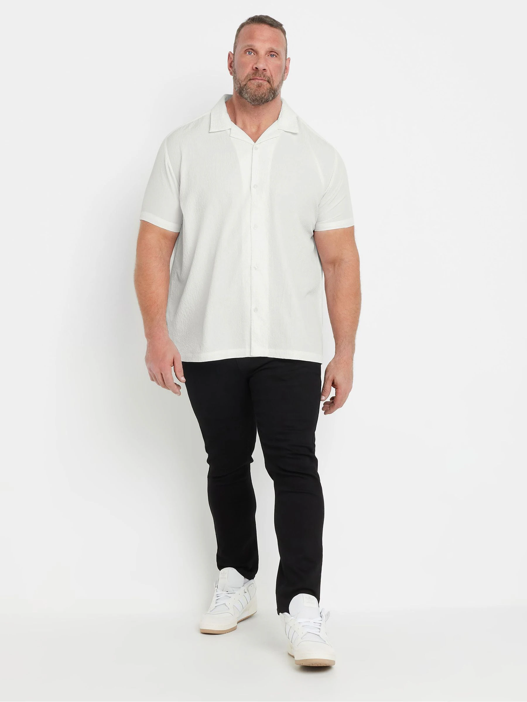Wit - BadRhino Big & Tall Seersucker Shirt