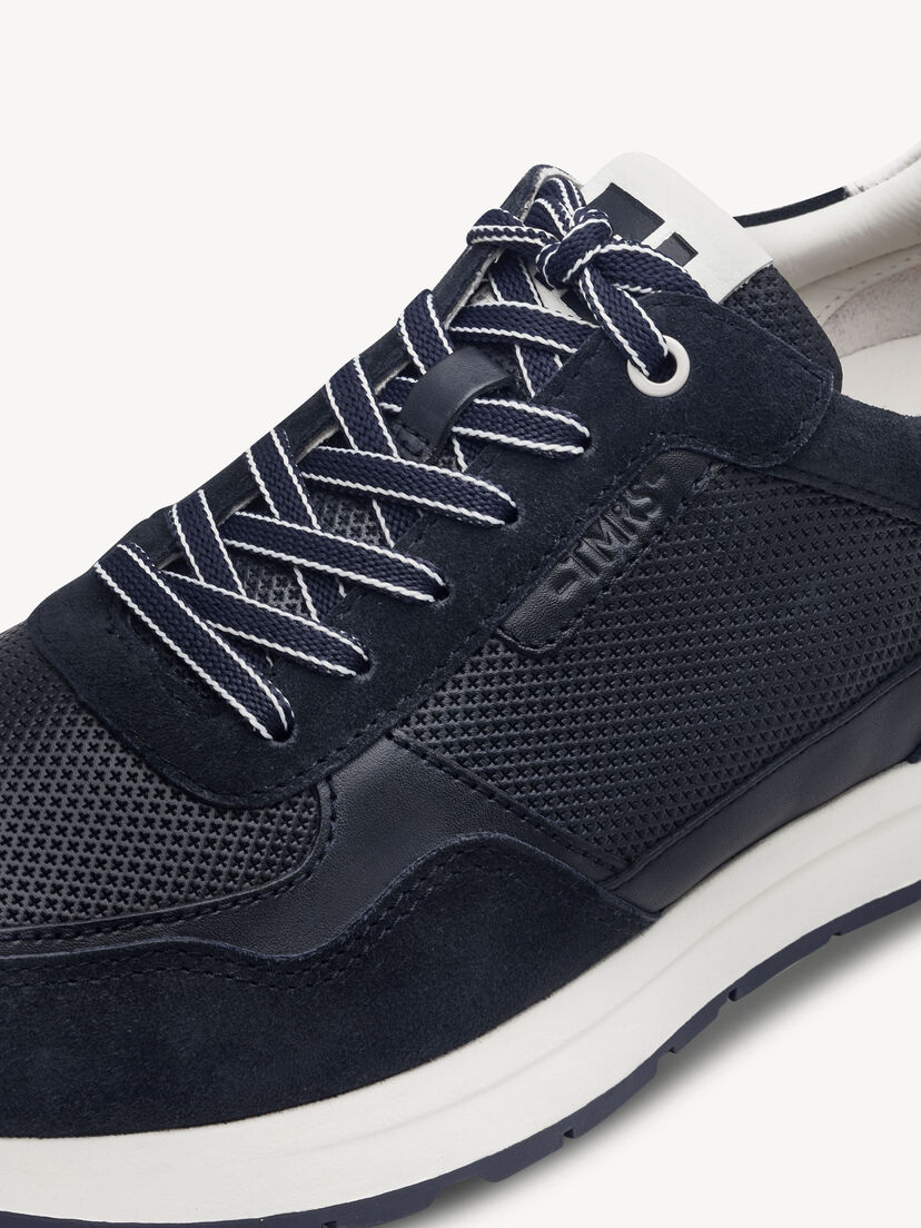 Leren Sneaker - blauw