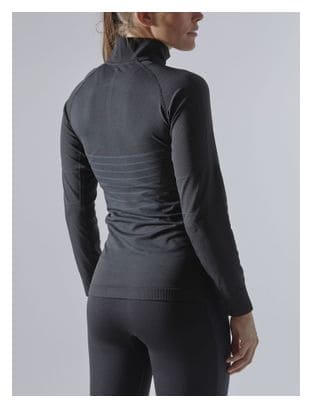 Maillot manches longues 1/2 Zip Femme Craft Active Intensity Zip Noir