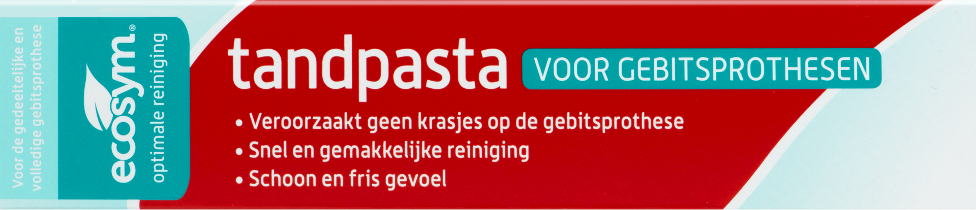 Ecosym Tandpasta voor gebitsprothese (75 ml)