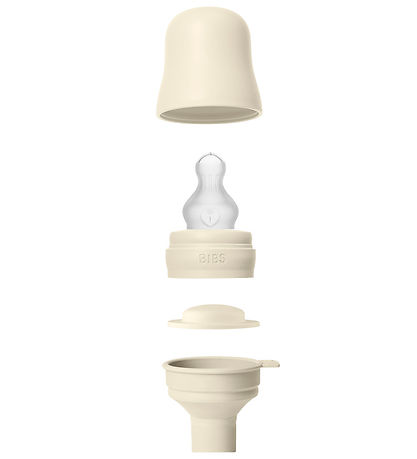 BIBS Babyflasche - 270 ml - PP/Silikon - Ivory