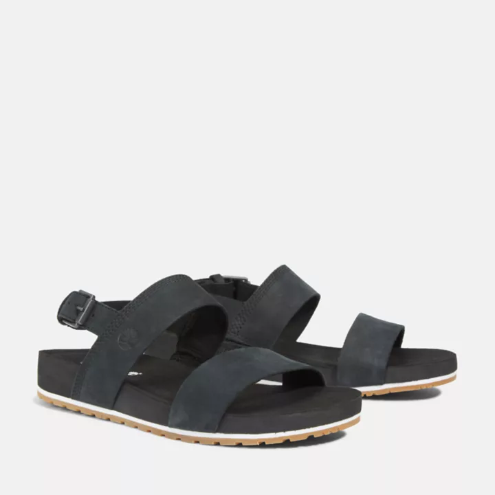 Sandale à double bride Malibu Waves pour femme en noir