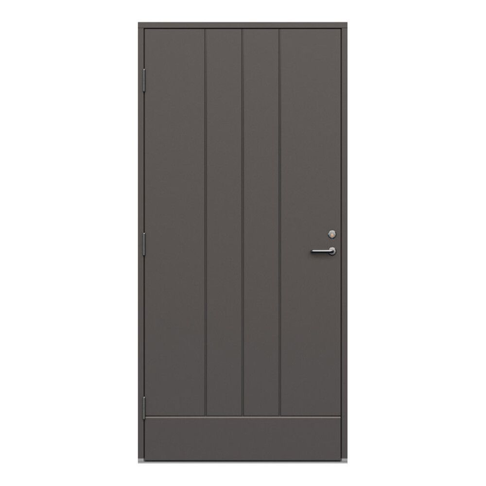 YTTERDØR SOLID ELEMENTS YSTAD 10X21 VENSTRE ANTRASITT