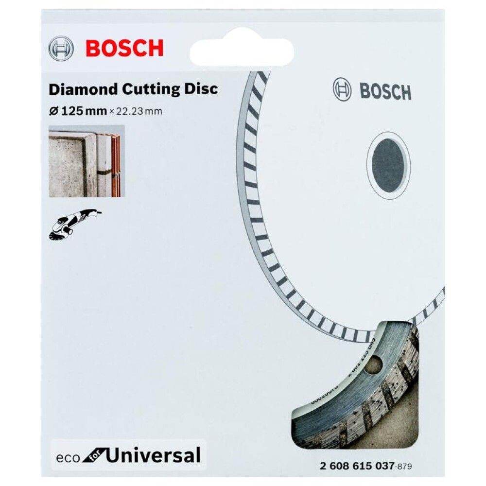 DIAMANTSKIVE BOSCH ECO UNI TURBO 125X22,25MM
