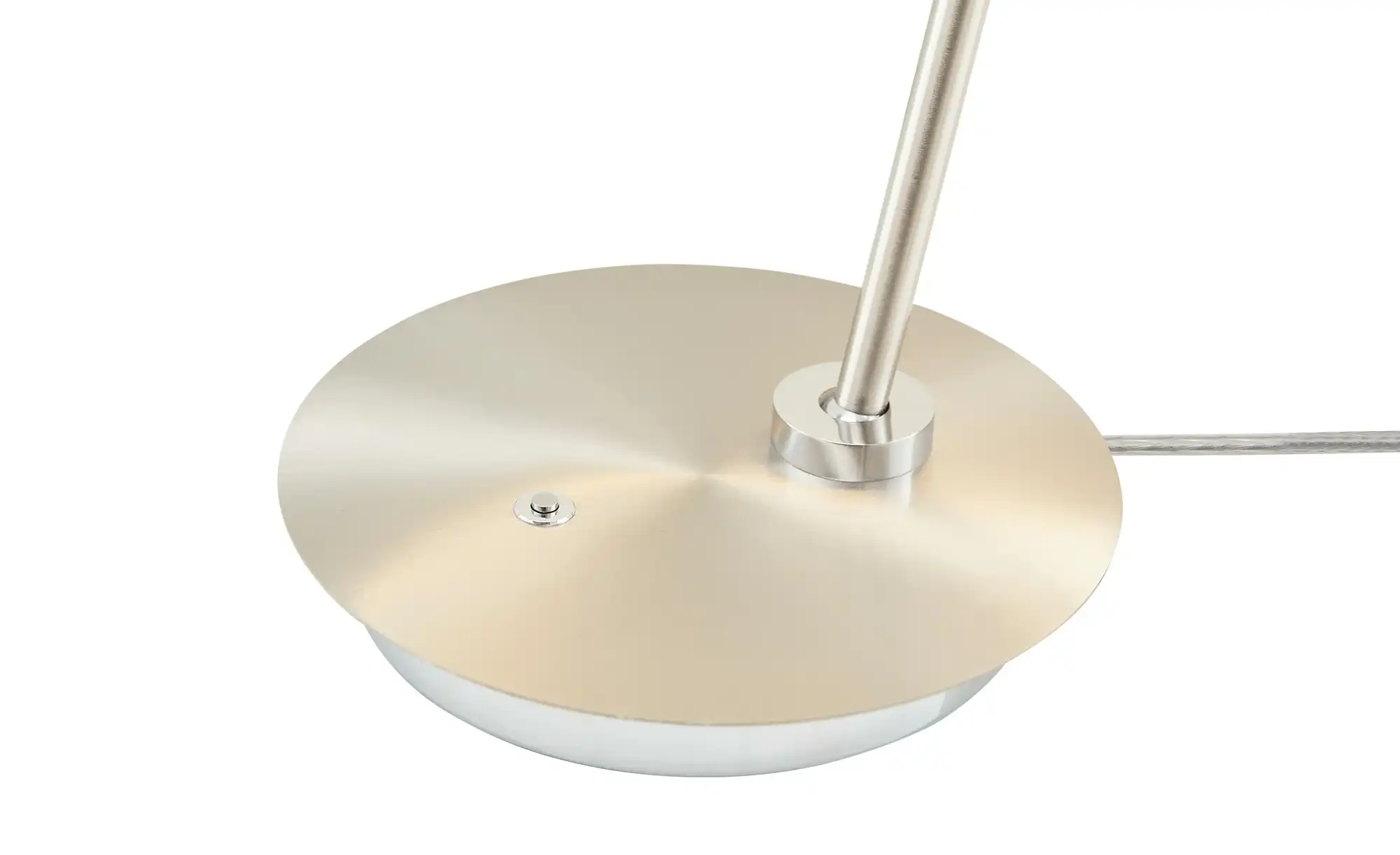 HELL-höllisch gutes Licht LED-Tischeuchte, 1-flammig, Nickel matt