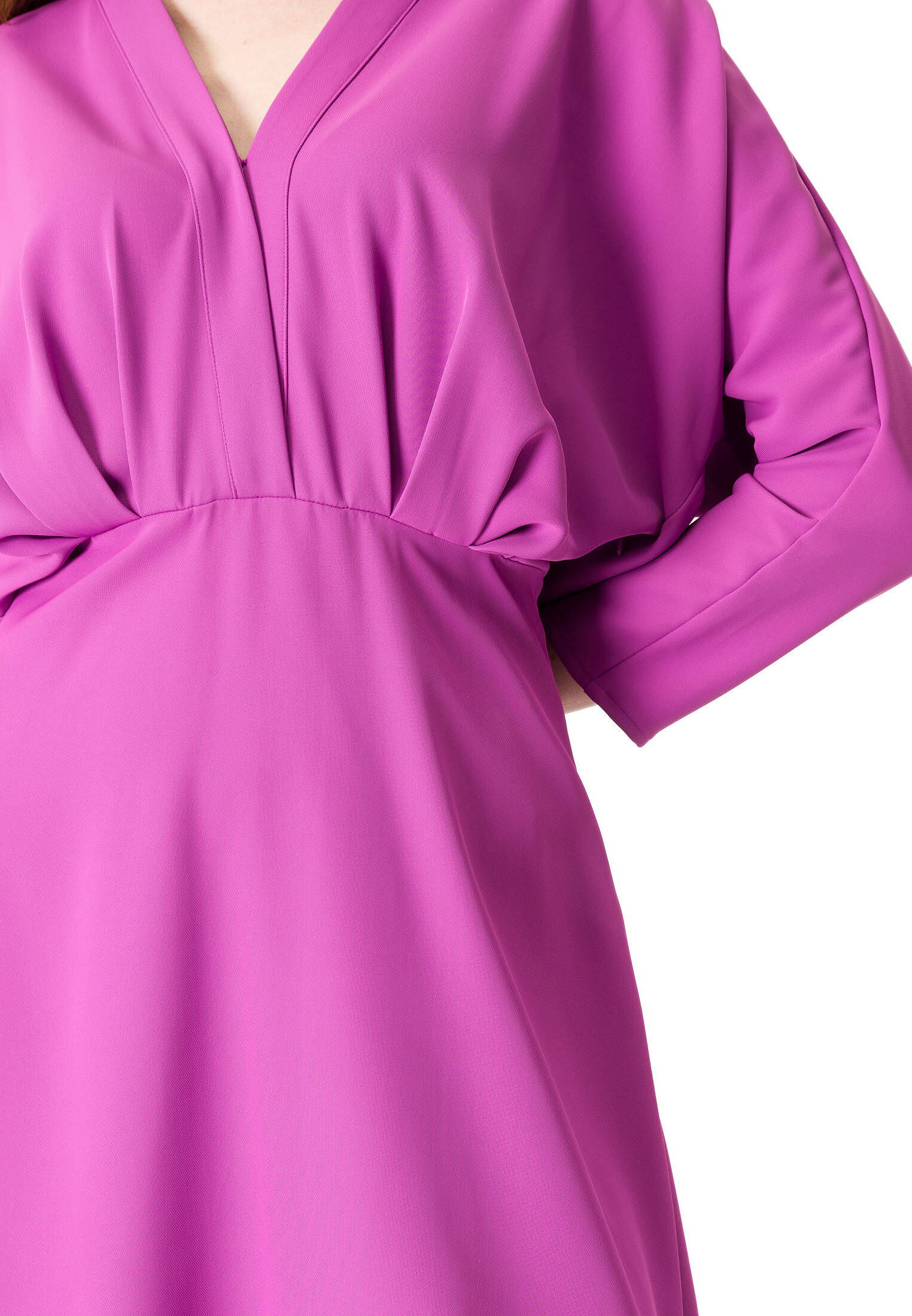 zero| Damen Minikleid mit Raffung